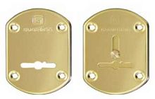 Накладки Guardian (Гардиан) сувальдные "" латунь ГЛ 21 /пара/, объемная /123:471/
