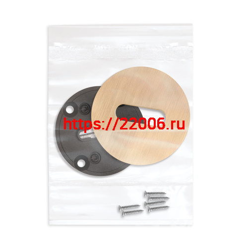 Накладка Fuaro (Фуаро) на сувальдный замок ESC.S-auto.RLR/R.486 SSG-39 сатинированное золото (1шт.) фото 2