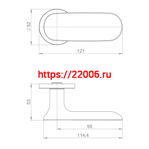 Ручка Armadillo (Армадилло) раздельная R.URS52.SOHO MWSC -33 итальянский тисненый фото 2