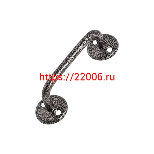 Ручка-скоба РС-80-3 пол. серебро (пакет)