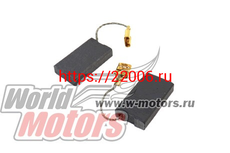 Щетки (№543) Bosch (6x16x28) поводок,клемма-мама A69 (YG-01114) Щетки (№543) Bosch (6x16x28) поводок,клемма-мама A69 (YG-01114)