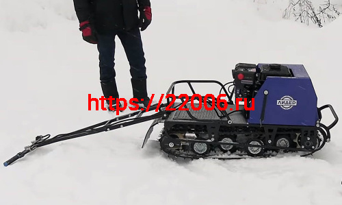 Мотобуксировщик компактный ЛИДЕР-ДЕЛЬТА-R, 8,0 л.с. (без лыжного модуля, 2 тележка), пр-во Ижтехмаш