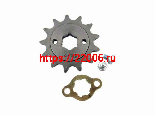 Звезда ведущая 520*13 Т (стопорная шайба+болты) вал 20мм