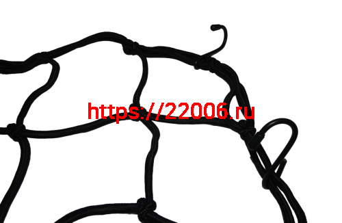 Сетка для крепления багажа черная (4мм, 30х30см) мет.крючки RSCN-001 фото 3 Сетка для крепления багажа черная (4мм, 30х30см) мет.крючки RSCN-001 фото 3