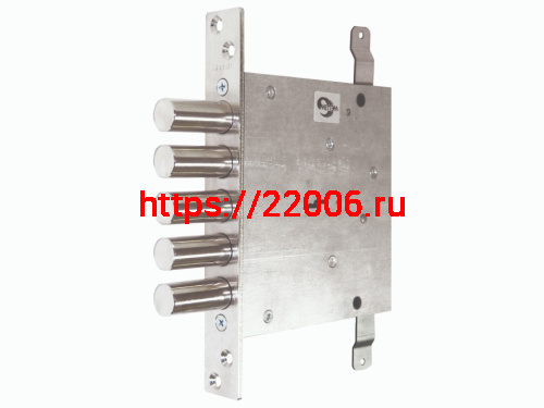 Замок Mettem (Меттэм) врезной сувальдный ЗВ8 140.1.0-18 с тягами, 5 кл.